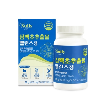 일리 삼백초추출물 밸런스정 600mgx60정