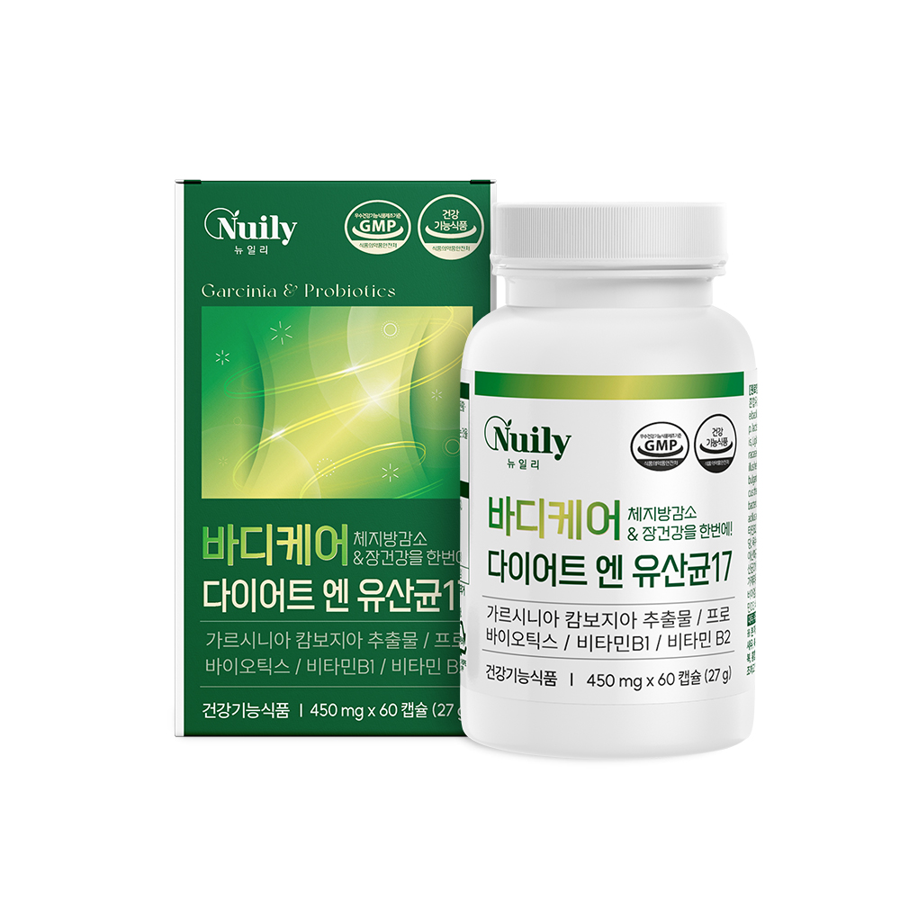 [뉴일리] 바디케어 다이어트 엔 유산균17 450mgx60캡슐