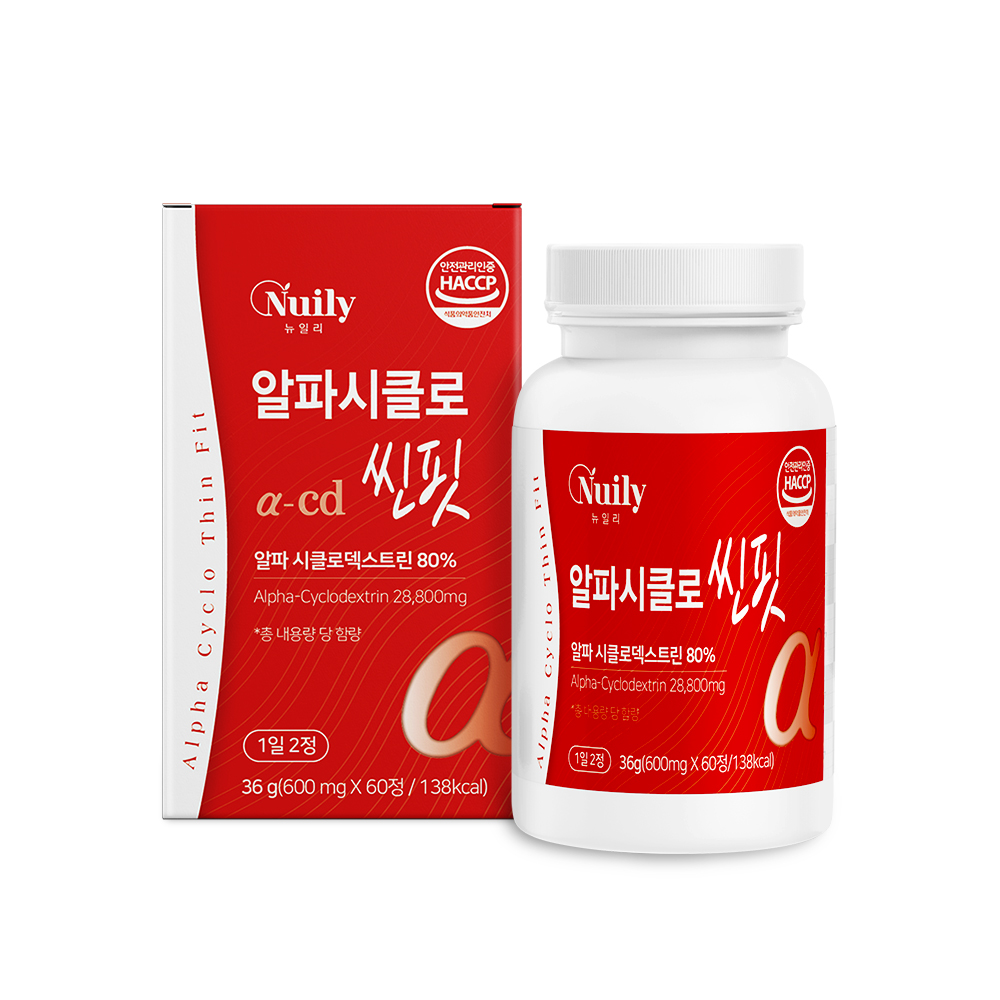 뉴일리 알파시클로 씬핏 600mgx60정
